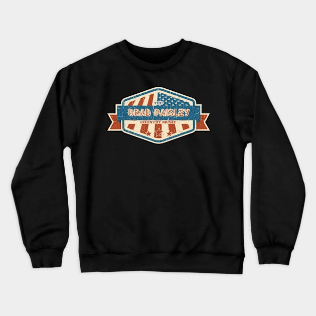 the Brad Paisley vintage Crewneck Sweatshirt by KOKOS PAPA